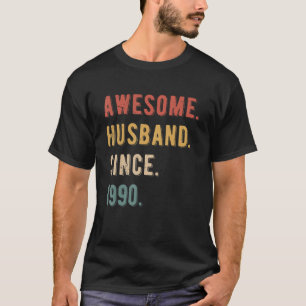 Camiseta 33º aniversário do casamento - Marido incrível Si