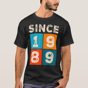 Camiseta 33º aniversário incrível desde 1989