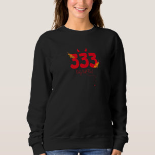 Camiseta 333 Sarcástico Gráfico de Humor Adulto com Meio Ma