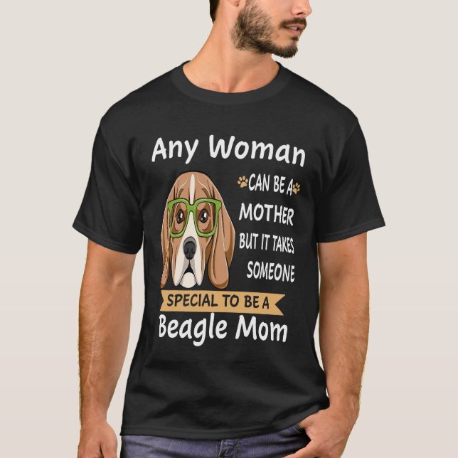 Camiseta 339 Especial Para Ser Uma Mãe De Beagle (Frente)