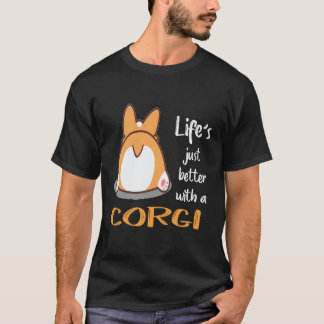 Camiseta 33 A Vida é Melhor Com Um Corgi