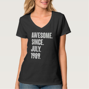 Camiseta 33 anos de idade 33. Aniversário fantástico desde