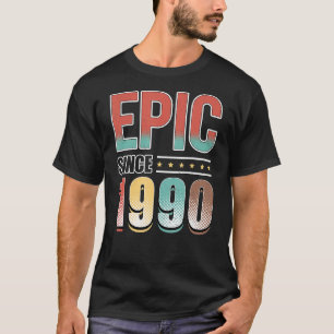 Camiseta 33 Anos De Idade 33 Anos Epic Desde 1990