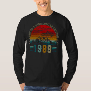 Camiseta 33 anos de idade maio de 1989 33º aniversário