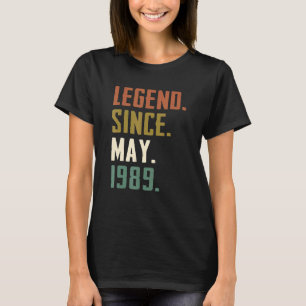 Camiseta 33 Anos De Legenda Desde Maio De 1989 33º Aniversá