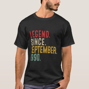 Camiseta 33 Anos De Legenda Desde Setembro De 1990 33ª Nasc