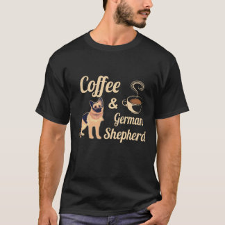 Camiseta 33 Café e Pastor Alemão