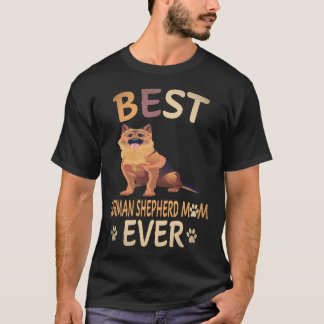 Camiseta 33 Melhor Mãe Pastor Alemão de Todos os Tempos Pas