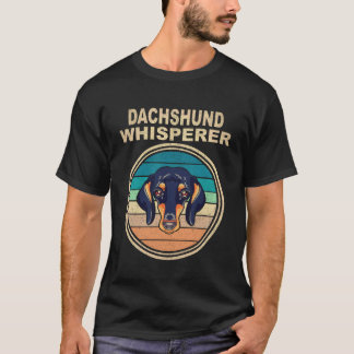 Camiseta 33 Sussurrador de Dachshund Vintage