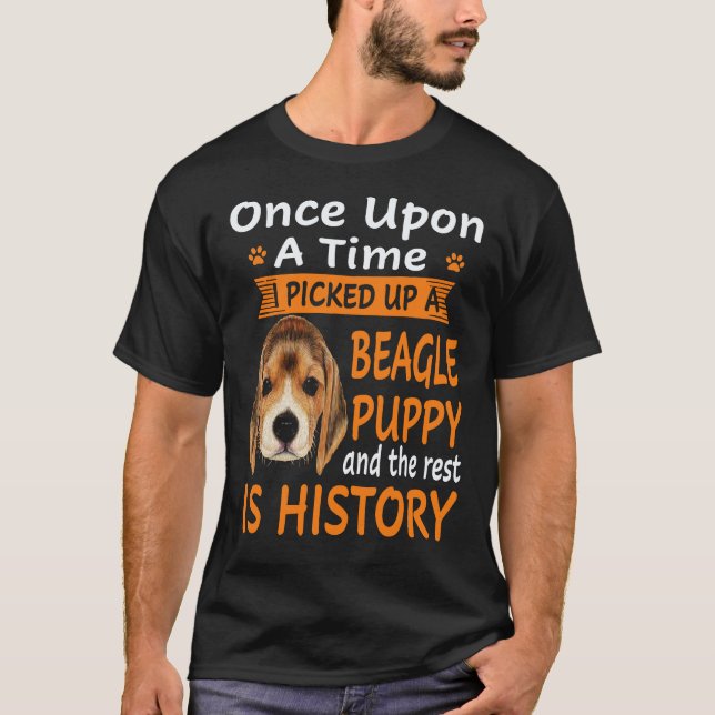 Camiseta 33 Uma Vez -  Cachorrinho Beagle Beagle (Frente)