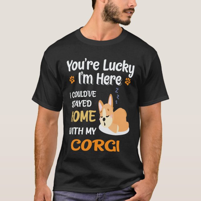 Camiseta 33 Você é Corgi Sortudo (Frente)