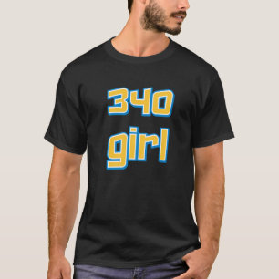 Camiseta 340 Ilhas Virgens Raparigas