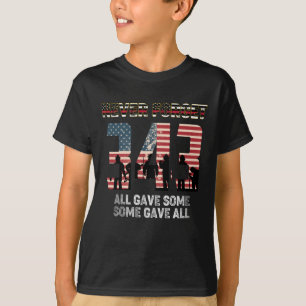Camiseta 343 Bombeiro Nunca Esquece Que Todos Deram Cerca D