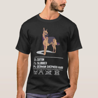 Camiseta 34 Algodão Baba Pastor Alemão cabelo Pastor Alemão