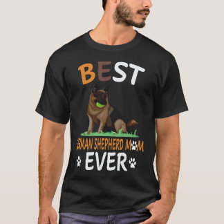 Camiseta 34 Melhor Mãe Pastor Alemão Já Existiu Pastor Alem