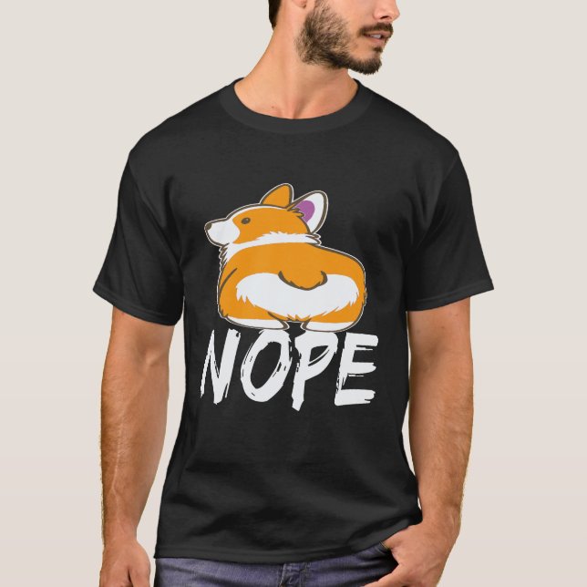 Camiseta 34 Não - Corgi (Frente)
