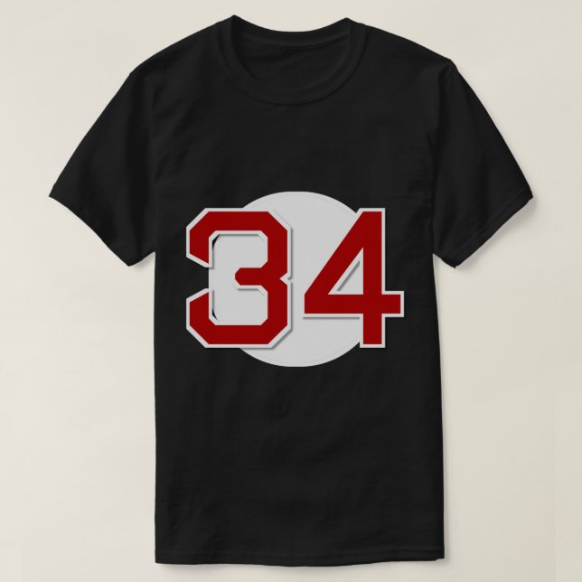 Camiseta 34 Retired Sticker (Frente do Design)