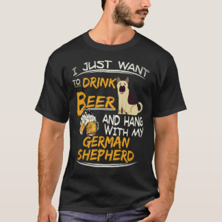 Camiseta 34 Só Quero Beber Cerveja e Ficar com Meu Gente