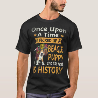 Camiseta 34 Uma Vez -  Cachorrinho Beagle Beagle