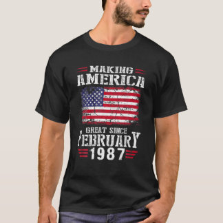 Camiseta 35º aniversário - Excelente Da América Fazer desde