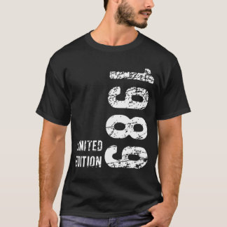 Camiseta 35º Aniversário Gift 1989 Edição Limitada de 35 An