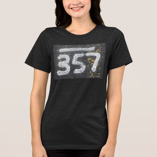 Camiseta 357 Número de Pedreiro e Número de Anjo (Frente)