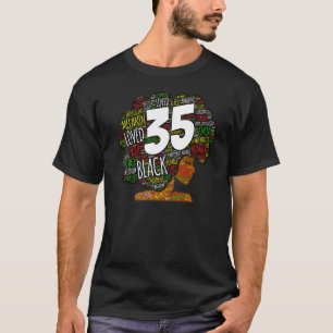 Camiseta 35.º aniversário do prêmio afro-americano