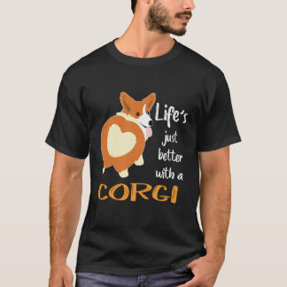 Camiseta 35 A Vida é Melhor Com Um Corgi