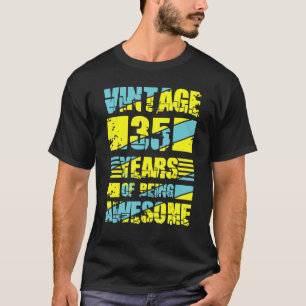 Camiseta 35 anos 35.o aniversário 19