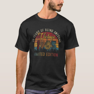 Camiseta 35 Anos De Espetacular Vintage 1985 Limited Edi