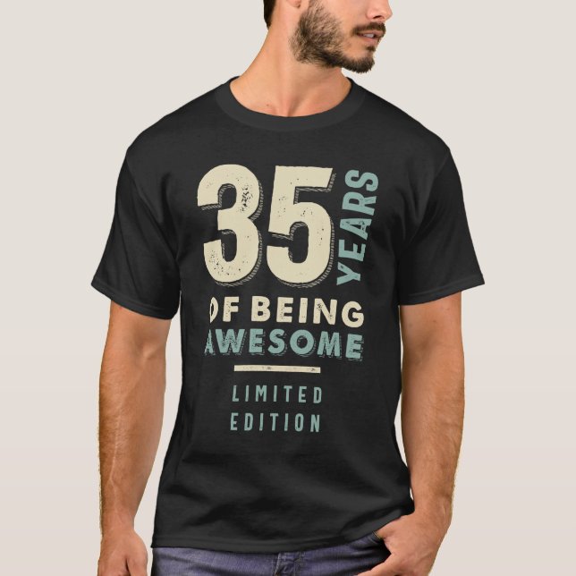 Camiseta 35 Anos De Incrível - 35.º Aniversário (Frente)