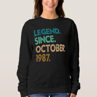 Camiseta 35 anos de lenda desde outubro de 1987 35º nascime