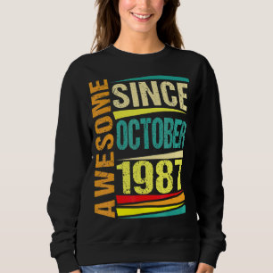 Camiseta 35 anos de lenda desde outubro de 1987 35º nascime