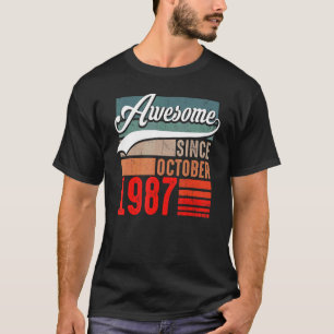 Camiseta 35 anos é incrível desde outubro de 1987 35º anive