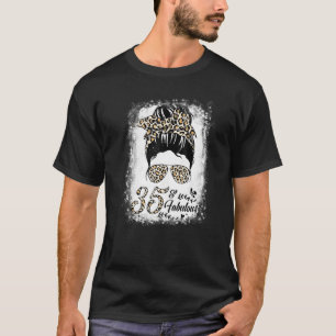 Camiseta 35 anos Fabuloso e Mensageiro Leopard 35