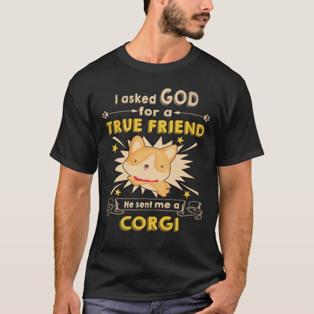 Camiseta 35 Ele Me Enviou Um Corgi (Frente)