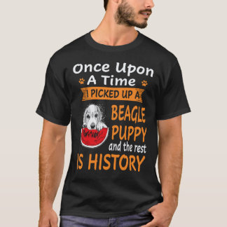 Camiseta 35 Era Uma Vez - Cachorrinho Beagle Beagle