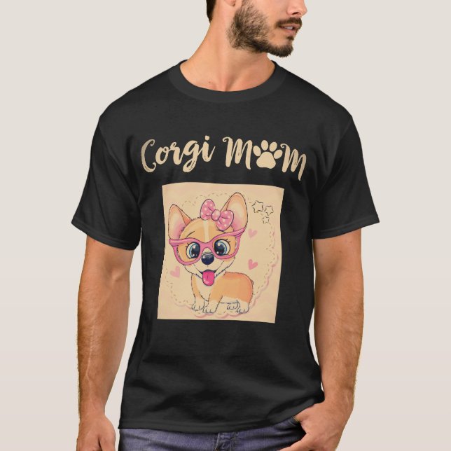 Camiseta 35 Mãe Corgi Corgi (Frente)