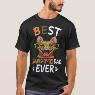 Camiseta 35 Melhor Pastor Alemão Pai de Todos os Tempos Pas