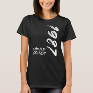 Camiseta 35.o aniversário Damas Mens 35 Anos 1987 7