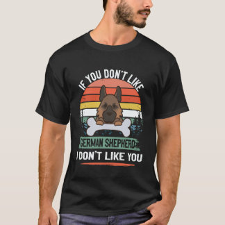 Camiseta 35 Se Você Não Gosta de Pastor Alemão Eu Não Gosto