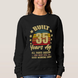 Camiseta 35 Years Ago All Parts Original 35th Birthday