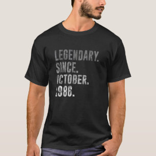Camiseta 36º aniversário da Legendária Vintage desde outubr