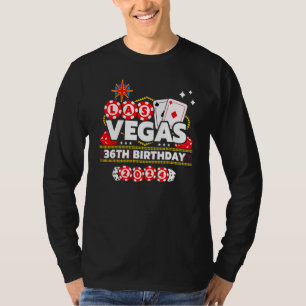 Camiseta 36º Aniversário de Vegas - Aniversário de Vegas