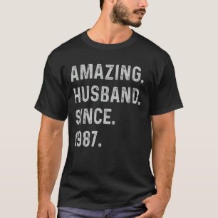 Camiseta 36º aniversário do casamento 36 anos Maravilha