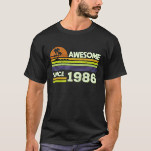 Camiseta 36º aniversário Homens Mulheres Incríveis Desde 19