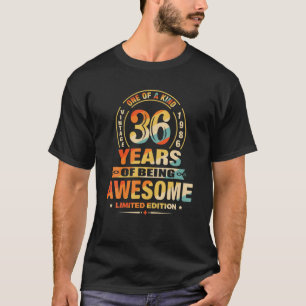 Camiseta 36º Aniversário Oferece 36 Anos De Incrível Vin