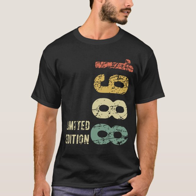 Camiseta 36º aniversário Presente 1988 Edição limitada de 3 (Frente)