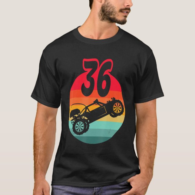 Camiseta 36.º Aniversário do I Racing Gaming I Remote Contr (Frente)