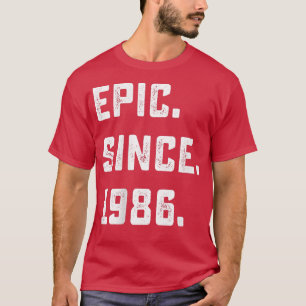 Camiseta 36. º aniversário Presente Vintage Epic desde 1986